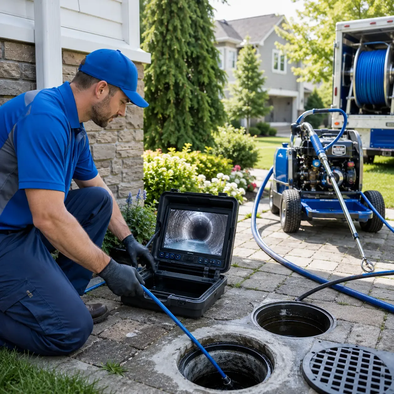 Outdoor drain cleaning professionals serving Wana, WV